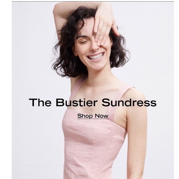 Theory bustier sundress Clearance